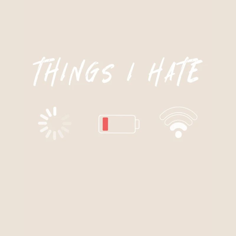 Things I Hate Geschenk für Gamer & Programmierer