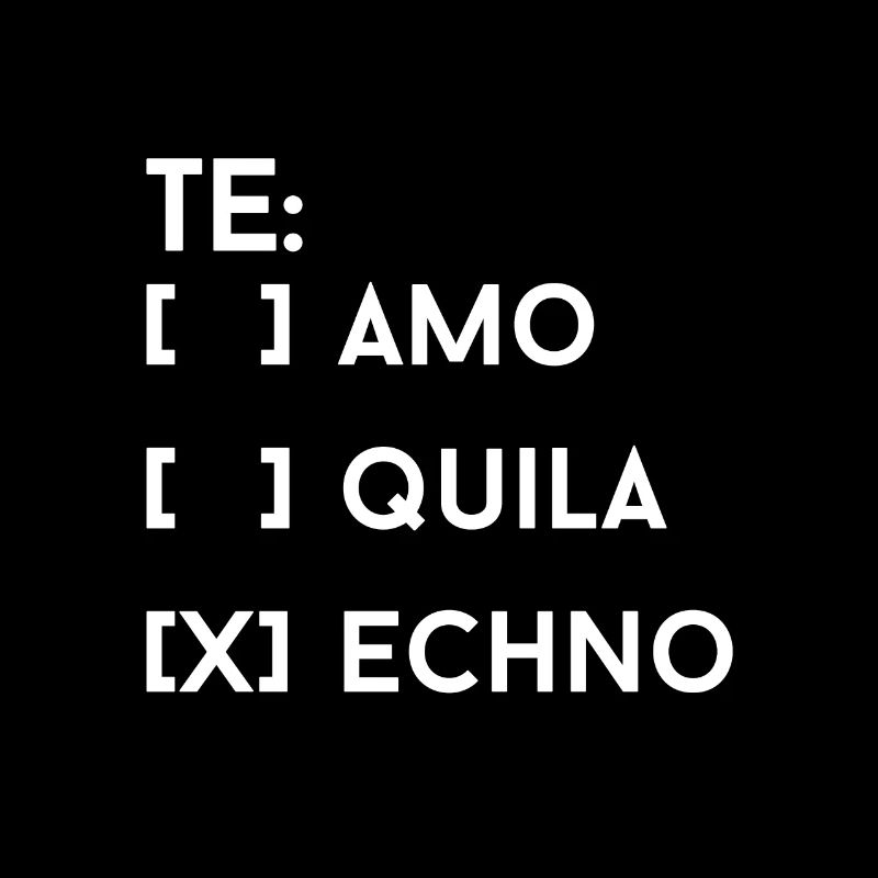 Techno Music EDM Ti Amo Tequila italienne