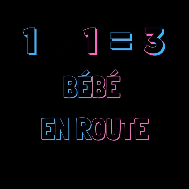 1+1=3 bébé en route