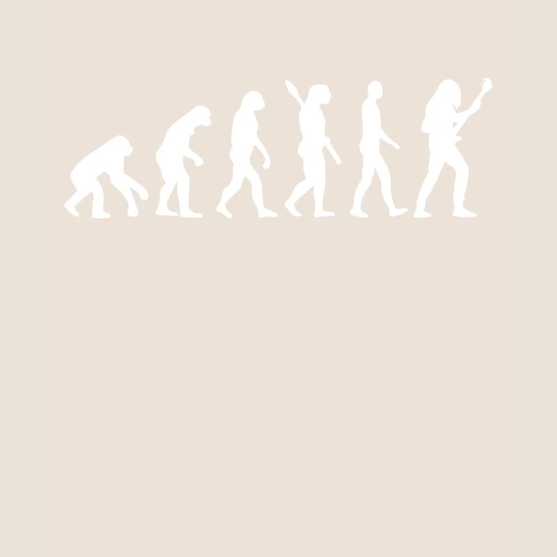 Guitare basse - Évolution de l’homme, Darwin