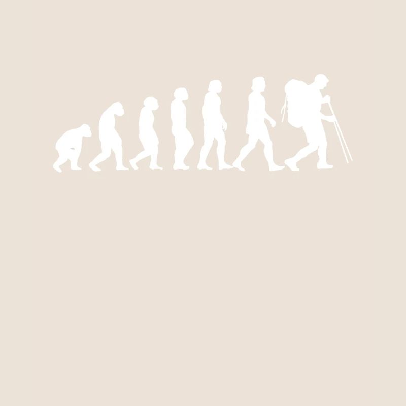 Evolution man backpacking pilgrims hiking