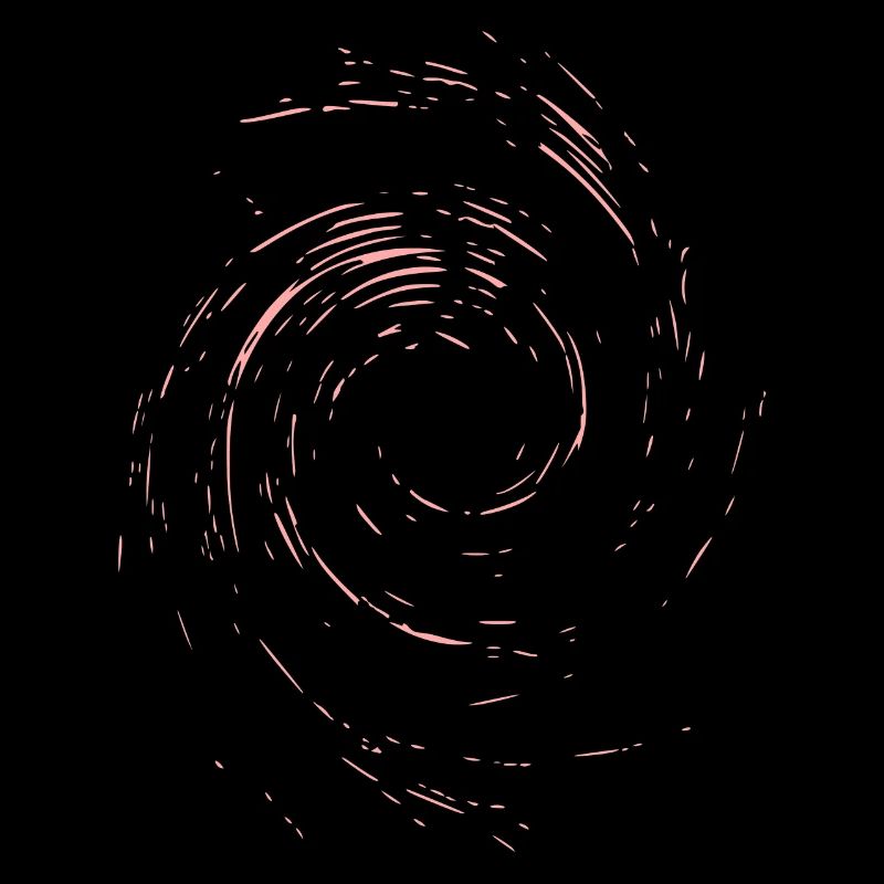 Abstract Gyro / Line / Red / Pattern