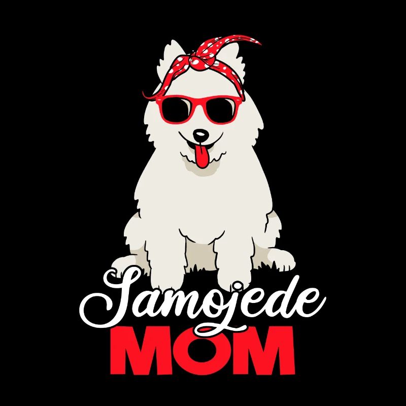 Samojede Mom propriétaire de chien