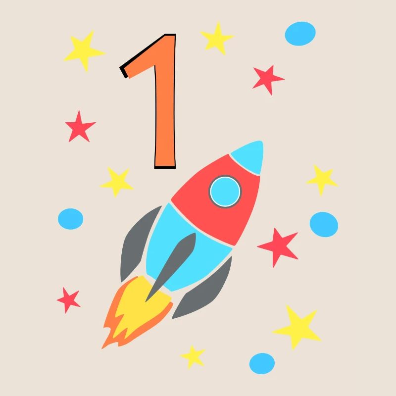 Fusée d’anniversaire 1