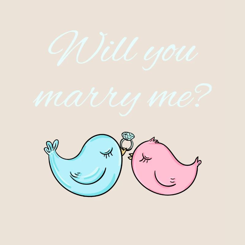 Demande de mariage