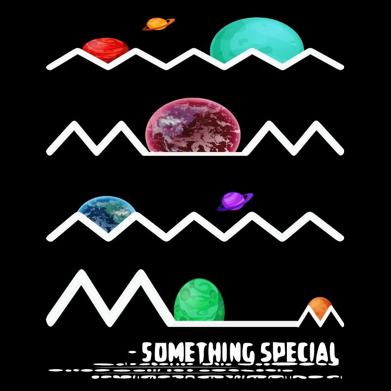 Space with planets