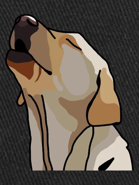 Dessin animé labrador