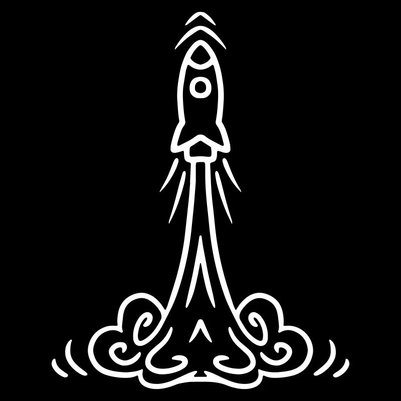 Rocket launch lancement de fusée - Idée de cadeau de fusée