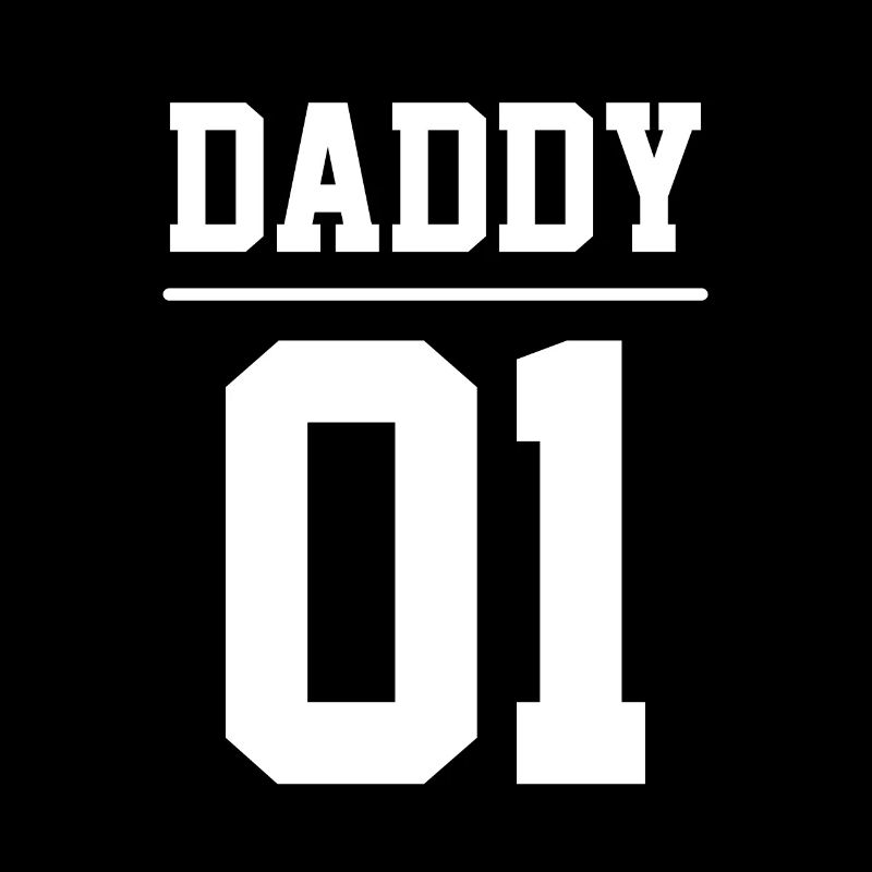 Daddy 01 Papa Nummer 1 Dad Vater Team Geschenk