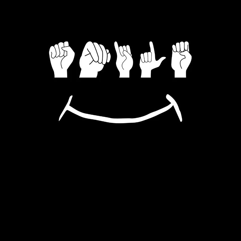Sign language smile