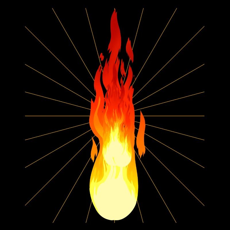 Feu feu Brûlant chaud