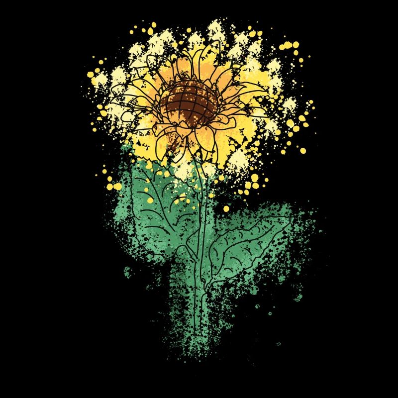 Aquarell Sonnenblume