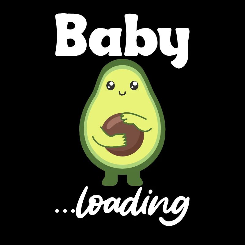 Baby loading funny pregnant avocado mom