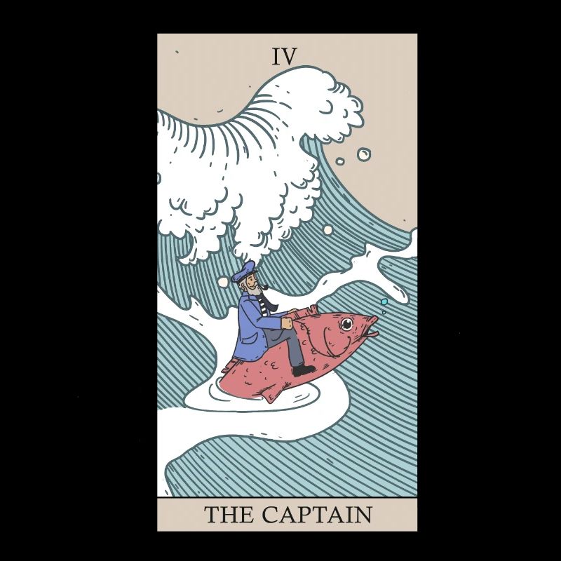 Capitaine Tarot carte occulte Tarot planeur