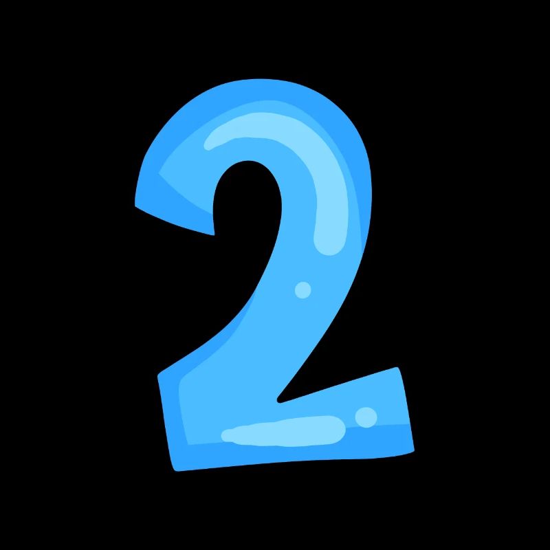 2 blue