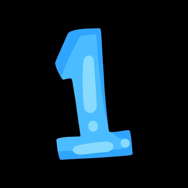 1 bleu clair
