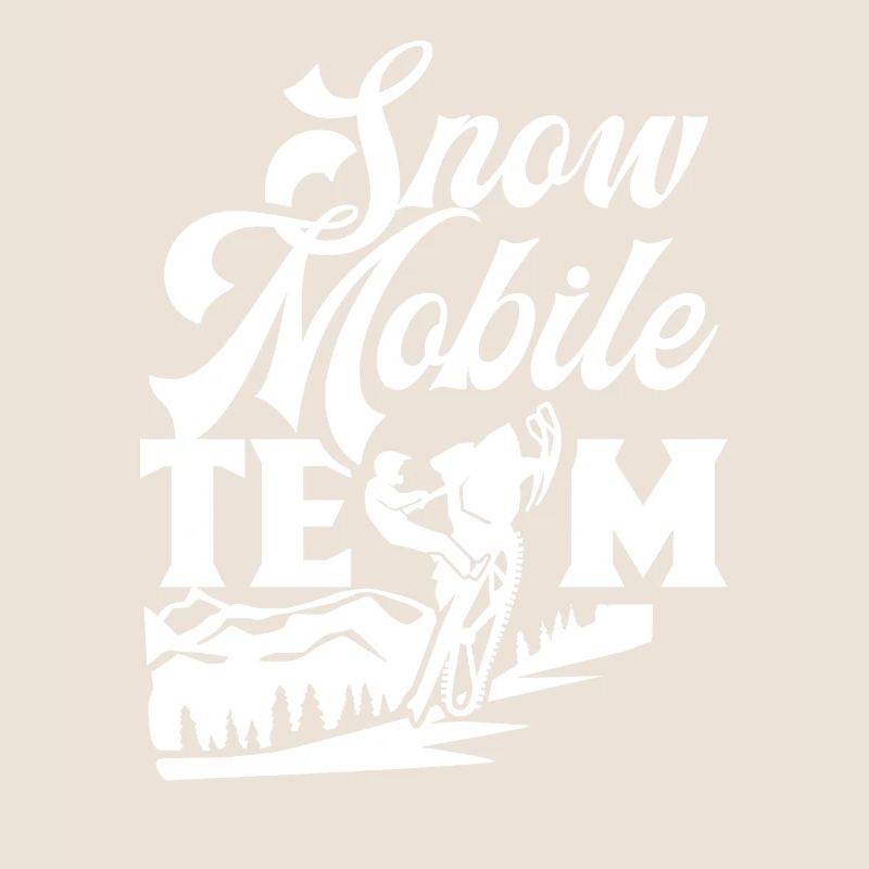 Snowmobile Team Driver Snowmobile Snowmobile