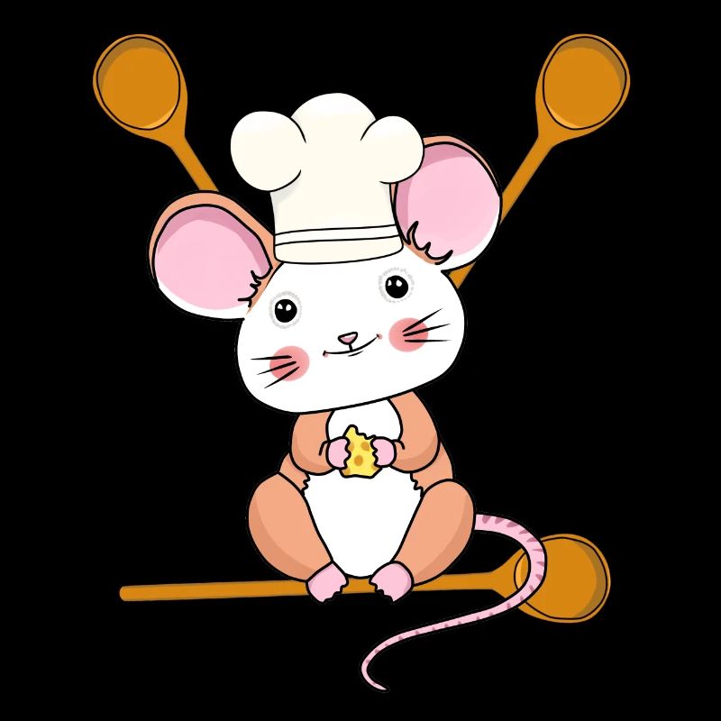 Culinary Art Mouse Cooking Spoon Kitchen Cook Cook Child