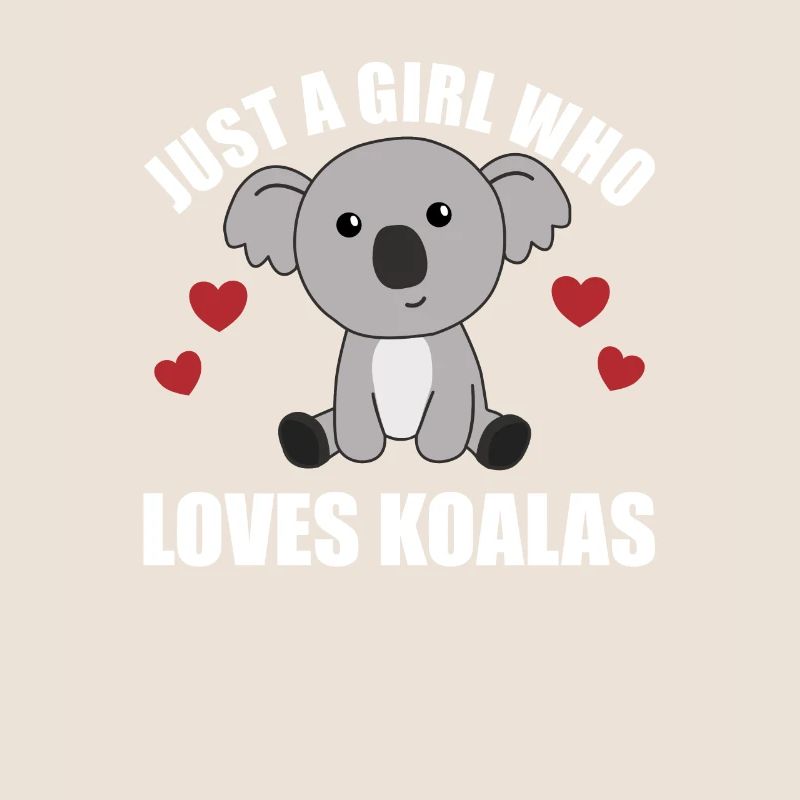 Nur ein Mädchen das Koalas liebt - süßer Koala