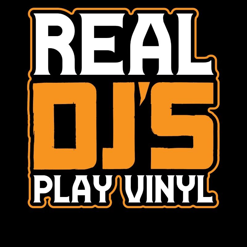 De vrais DJ jouent du vinyle, un disque