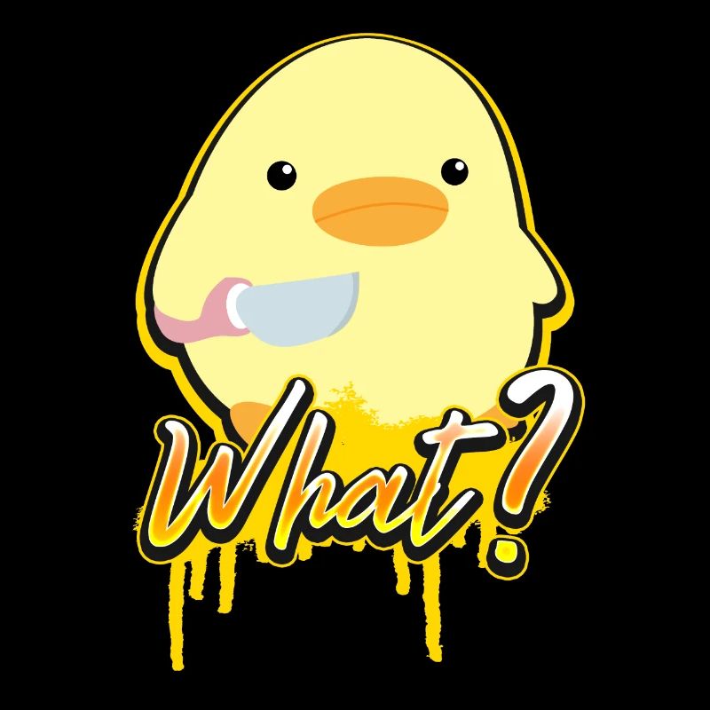 Ce que Ente Mit Messer Duck avec Knife Meme Graffiti