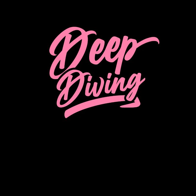 Deep Diving Diver Deep Diver Scuba