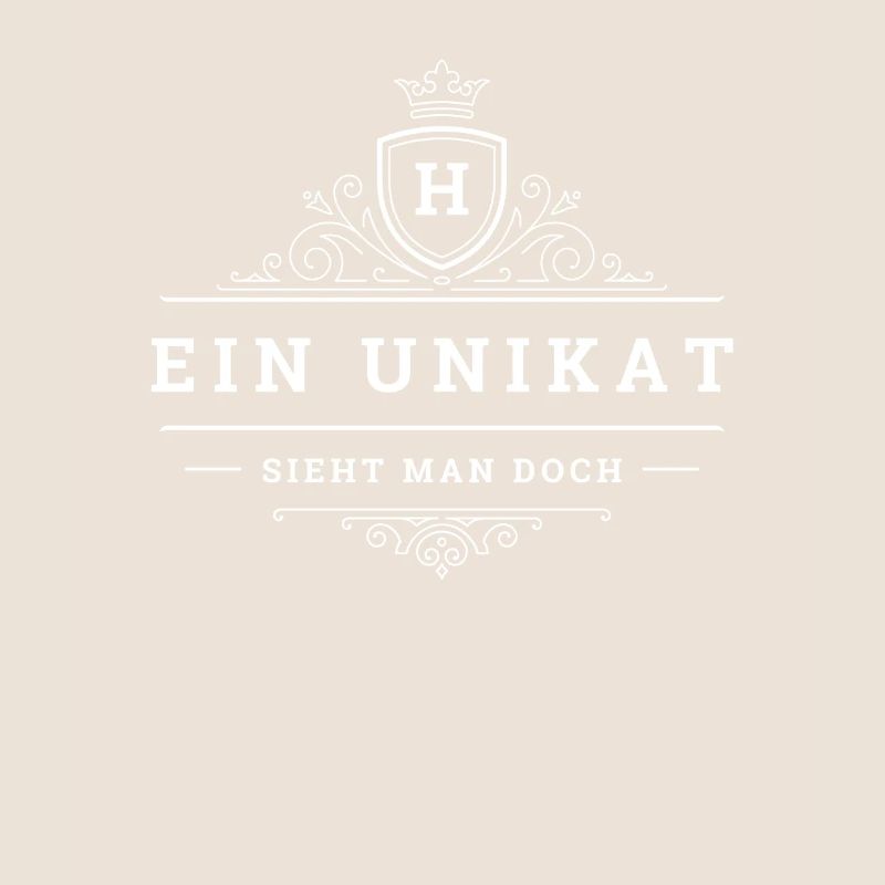 Ein Unikat Ein Einzelstück Anfangsbuchstabe H Name