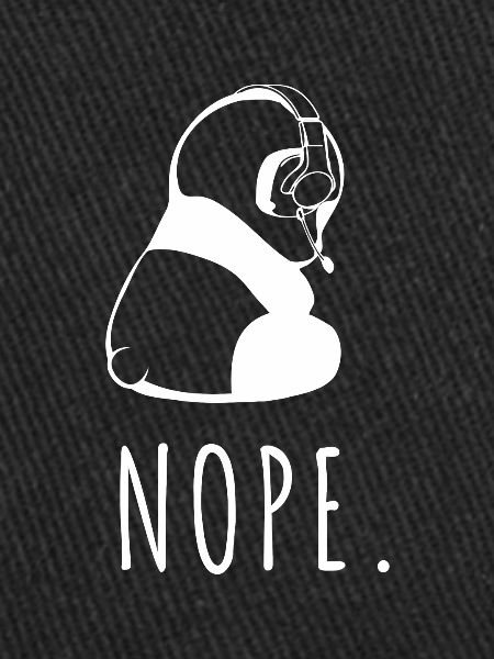 Non. Gaming Panda dit Nö