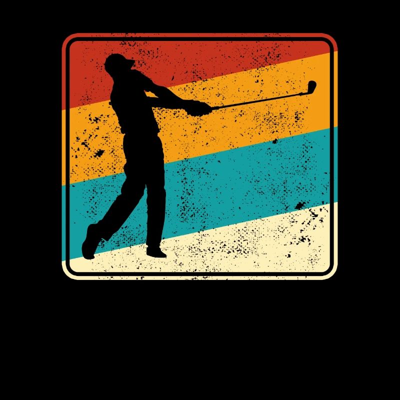 Logo de golf Rétro