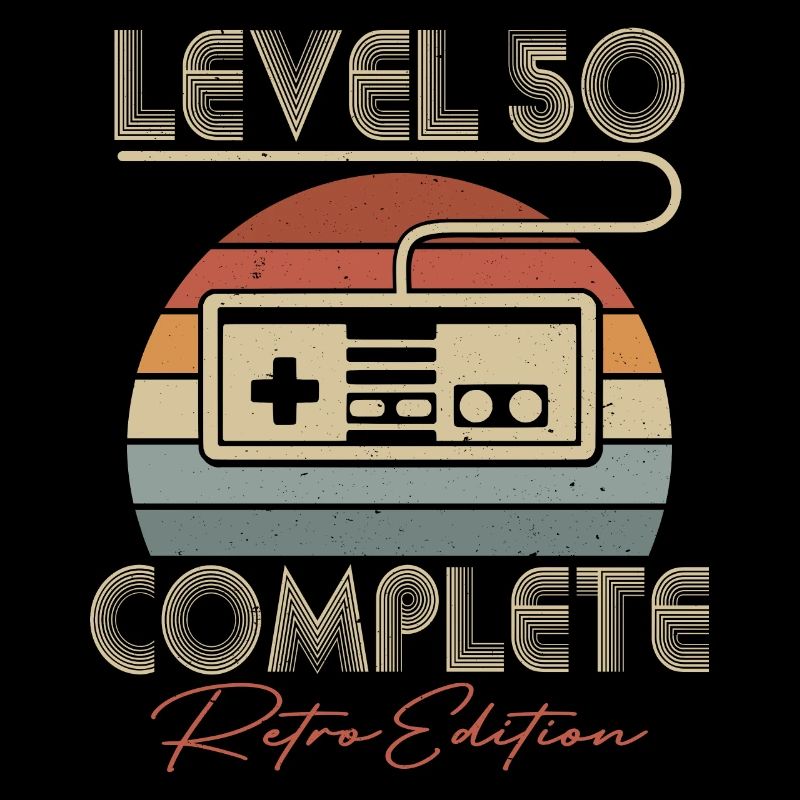 50th Birthday Level 50 Complete 50 Years Gift