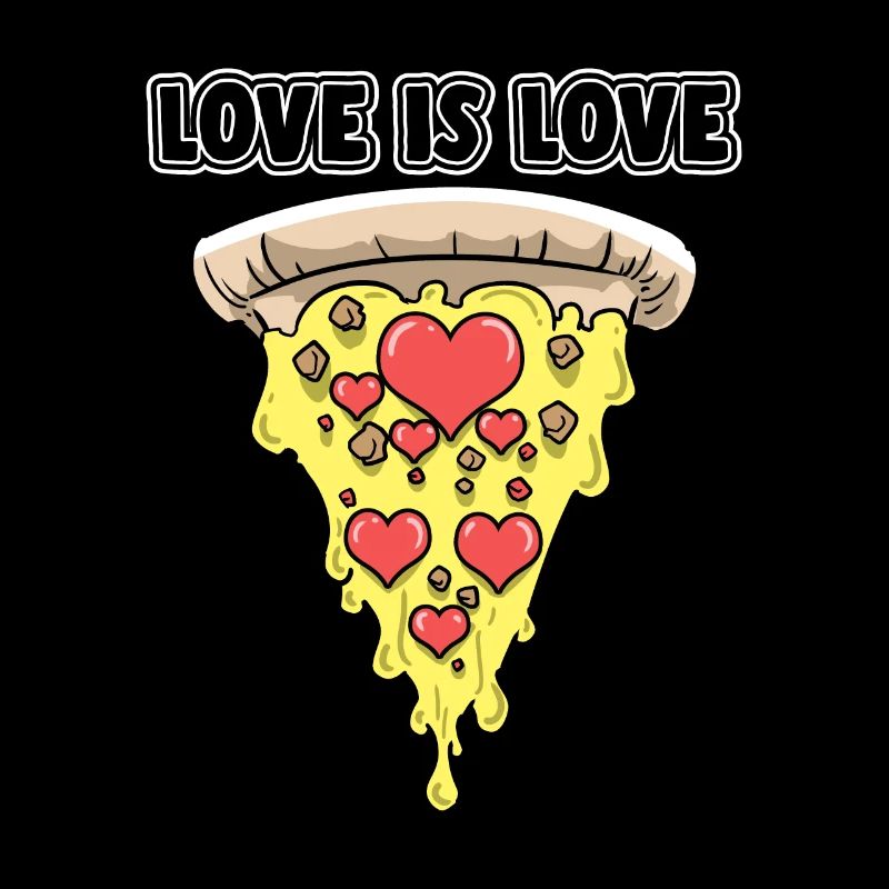 Pizza Liebe L’amour est l’amour