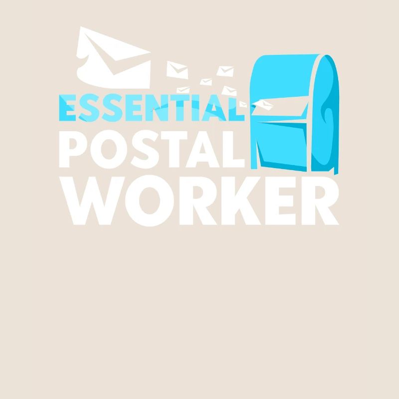 System-relevant postman Postman Delivery man