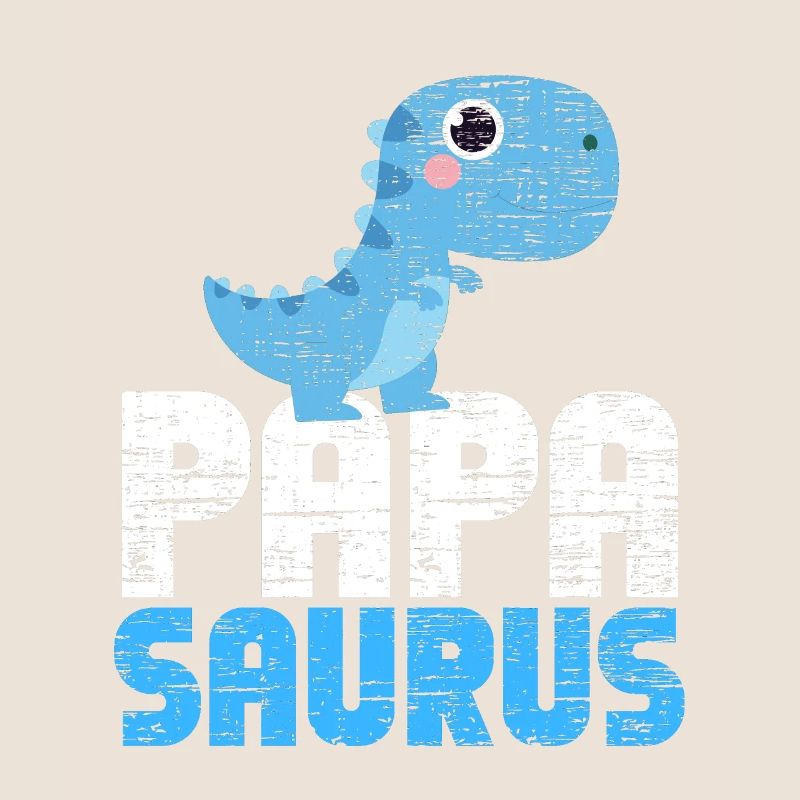 Papasaurus Dinosaurier Rex Papa Saurus Dad Dino