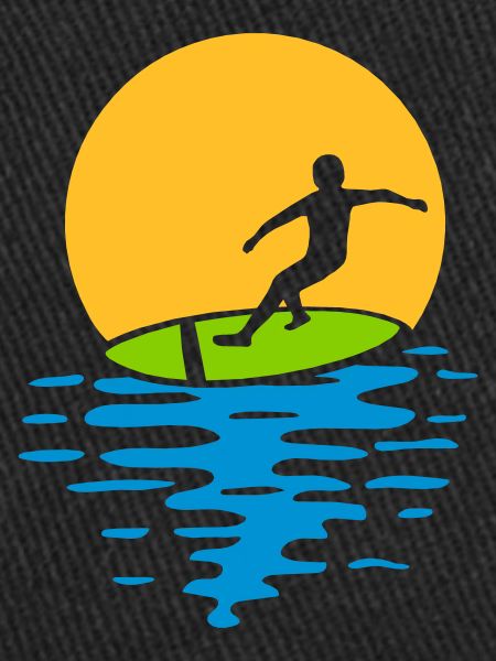 Evening Sun Surfer