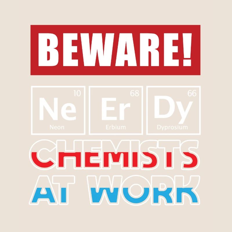 Chemists at work. Genius or nerd. Poison