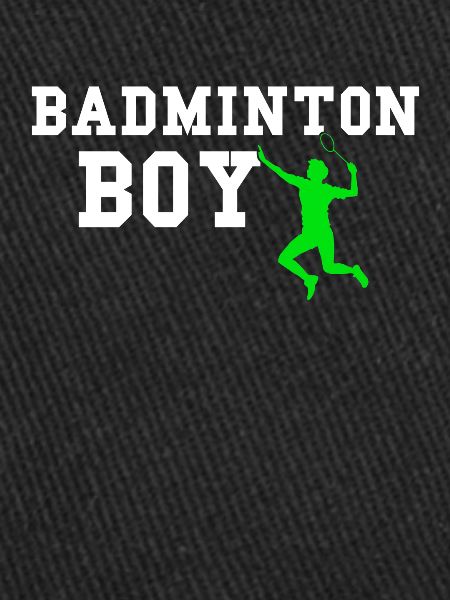 garçon de badminton