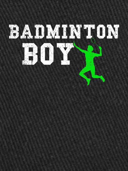 garçon de badminton