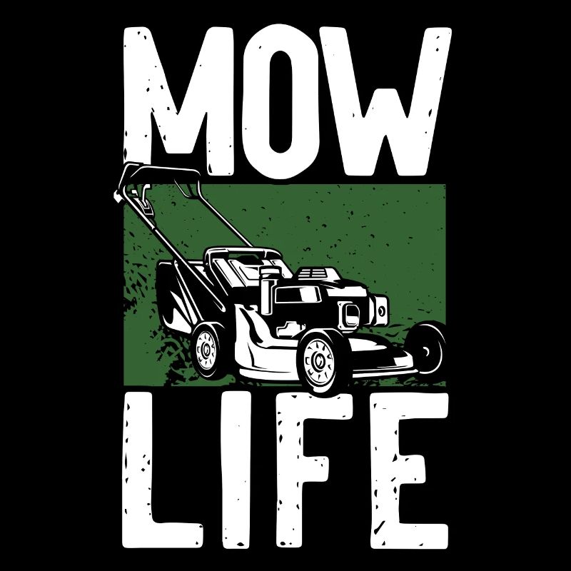 Lawn Mower Mowing Dad Father