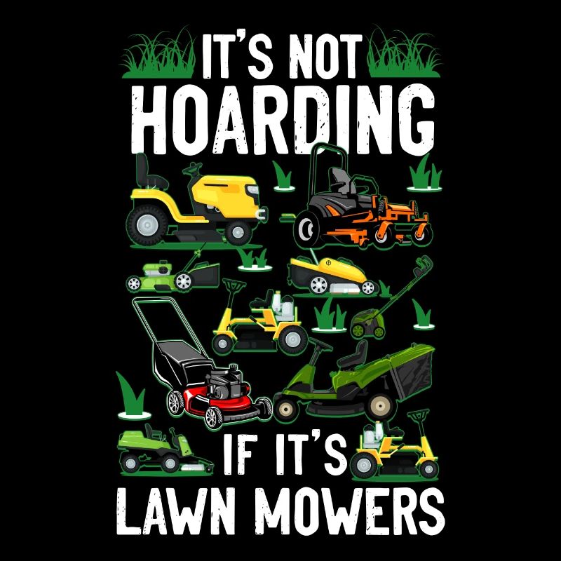 Lawn Mower Mowing Dad Father