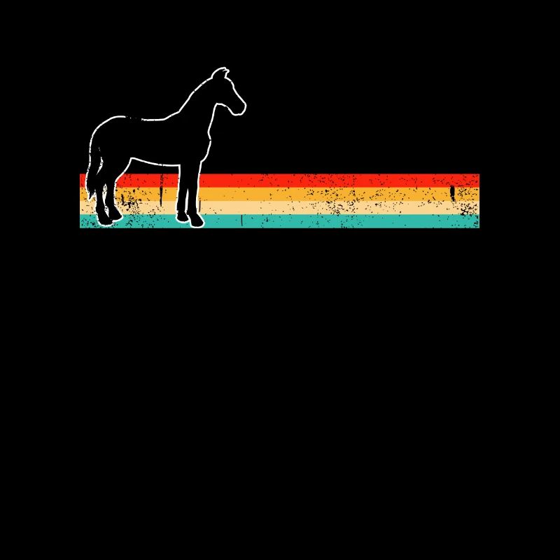 Pferd Retro