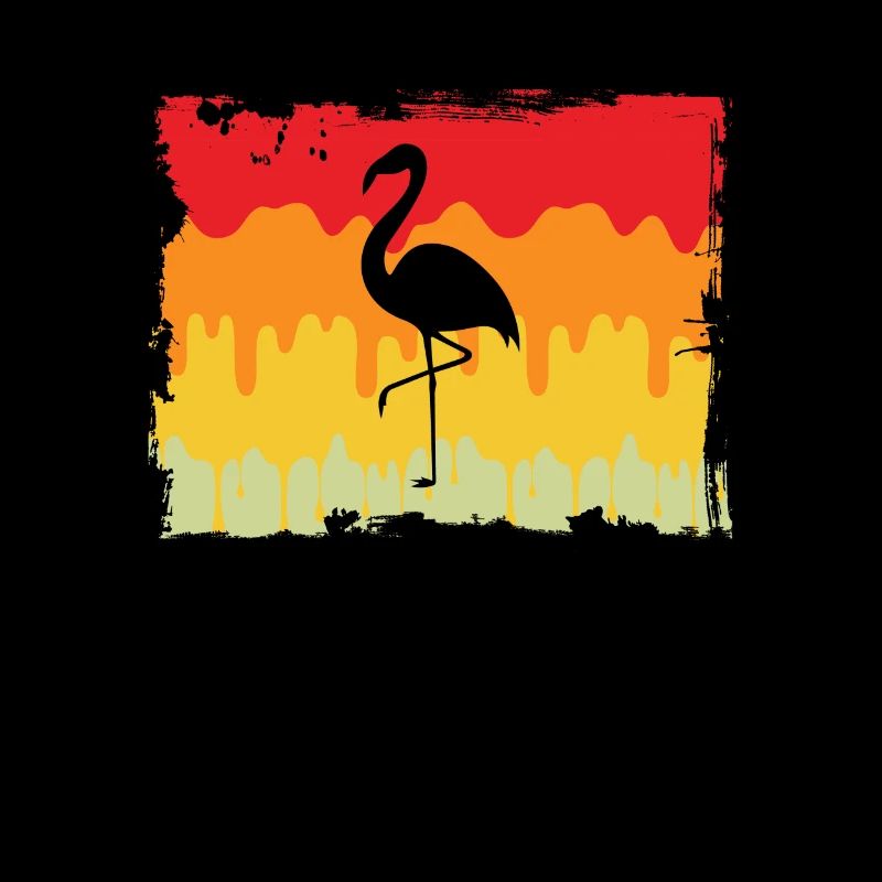 Flamant Rose Rétro