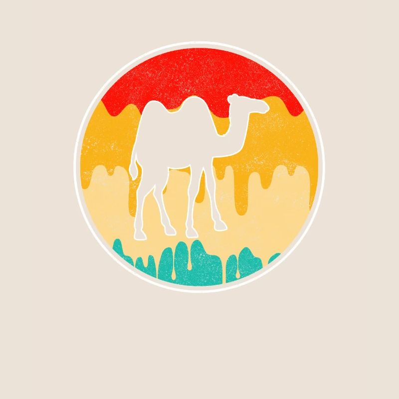 Dromedar Kamel Retro