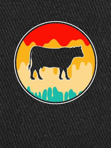 Bœuf de vache Retro