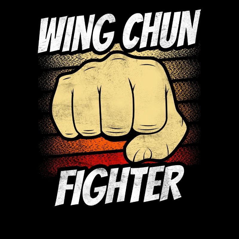 Wing Chun Kämpfer Kampfkunst Trainer Kampfsport