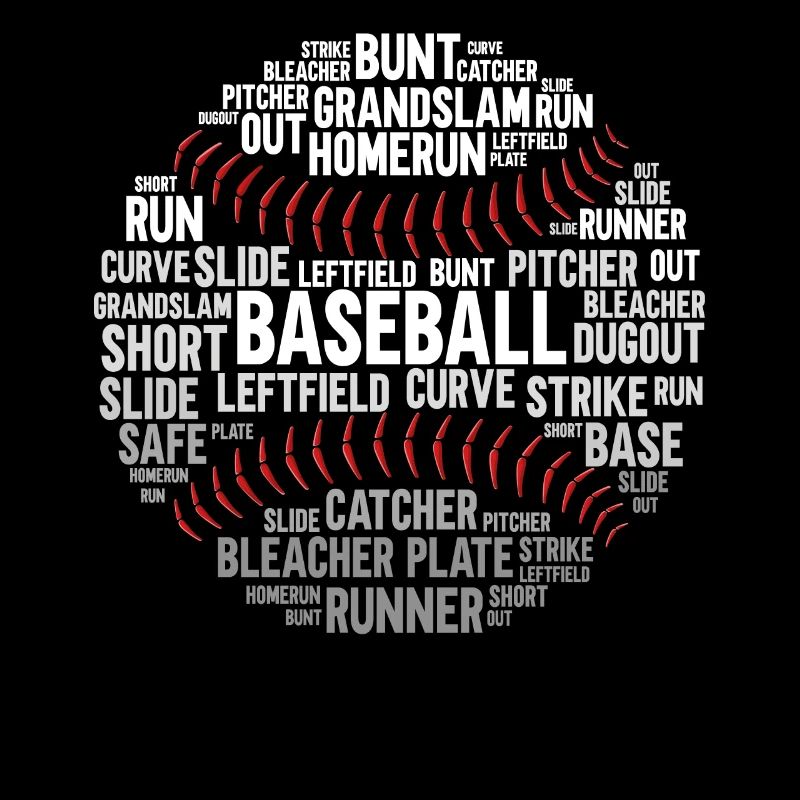 Baseball Fan Word Cloud Baseball