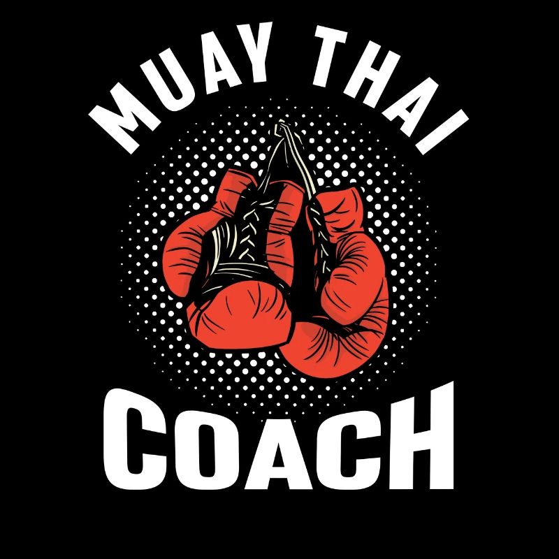 Muay Thai Trainer Kämpfer Kampfsport Kampf