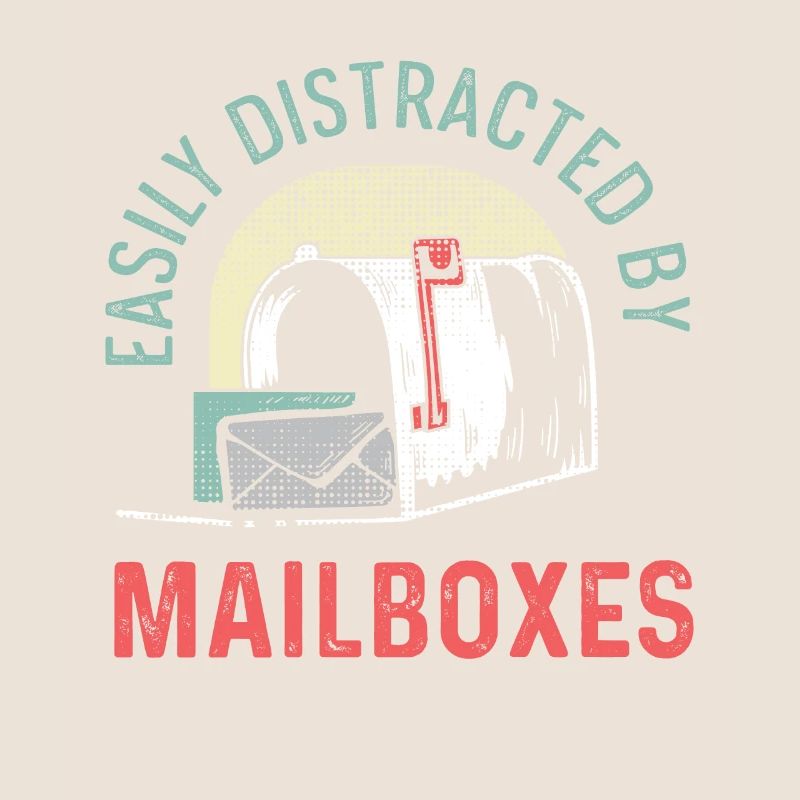 Distracted by mailboxes Committed worker Ges