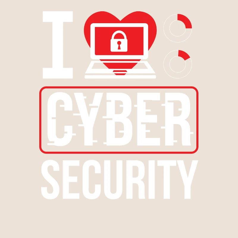 Ich Liebe Cybersecurity Hack Hacker IT Sicherheit