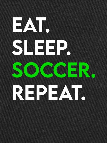 manger du sommeil soccer répéter