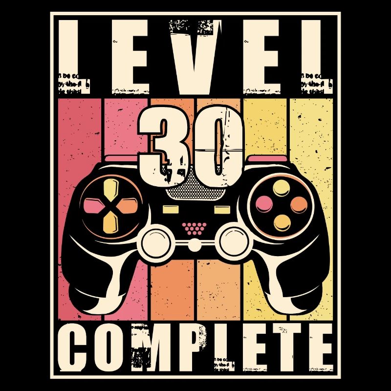 30. Geburtstag Level 30 Complete 30 Jahre Geschenk